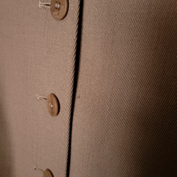 Vintage Jaeger beige grey blazer jacket - Picture 4 of 7